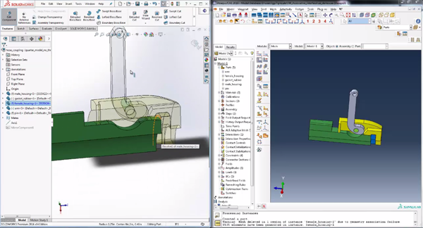 Abaqus for SOLIDWORKS Screenshot